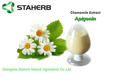 China Light Yellow Fine Powder Chamomile Flower Extract 1% 1.2% 1.6% Apigenin Anti Cancer supplier