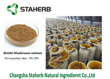China Ganoderma Lucidum Reishi Mushroom Extract Brown Powder Triterpene 1%-20% supplier