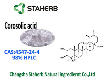 China Triterpenoid Compound Banaba Leaf Extract CAS 4547-24-4 Corosolic Acid 98% HPLC supplier