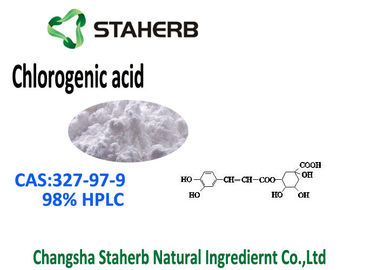 China Chlorogenic Acid 98% Standard Reference Materials , Honeysuckle Flower Extract CAS 327 97 9 supplier
