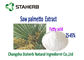 Natural Antioxidant Supplements Saw Palmetto Fruit Extract Fatty Acids 25% 45% supplier