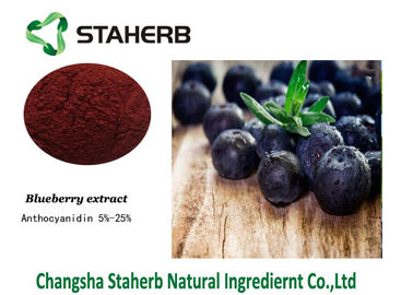 China Organic Bilberry Blueberry Extract Powder Purple Color Anthocyanidin 5%-30% supplier