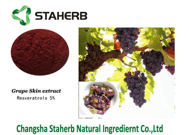 China Anti Thrombotic Grape Skin Extract White Powder Resveratrols Active Ingredients supplier
