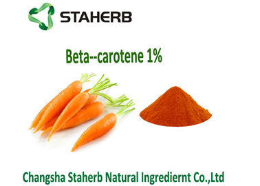 China Carrot Extract Natural Food Additives β- Carotene 1% Caducity Resistant supplier