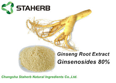China Natural Cosmetic Ingredients Ginseng Root Extract Ginsenosides 80% HPLC supplier