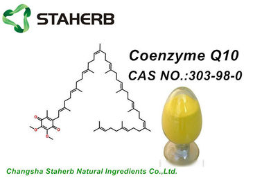 China Pure Natural Cosmetic Ingredients , Antioxidant Whitening Coenzyme Q10 No Special Odor supplier