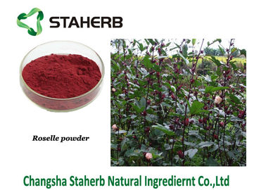 China Roselle Powder Pure Natural Plant Extracts , Hibiscus Sabdariffa Extract Contain Anthocyanidins Schisandrins supplier
