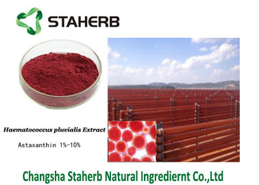 China Astaxanthin Antioxidant Dietary Supplement Haematococcus Pluvialis Extract Dark Red Powder supplier