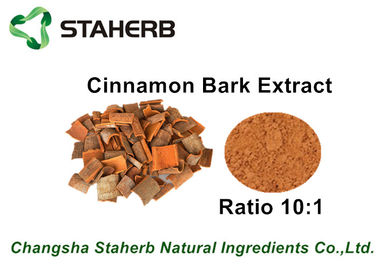 China Brown Color Herbal Extract Ratios , Cinnamon Bark Extract Powder For Food supplier