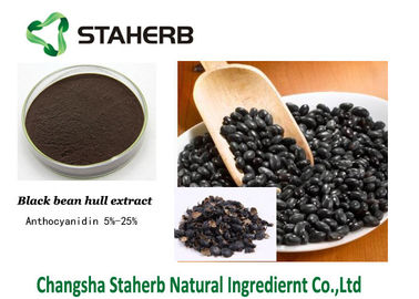 Seed Peel Black Soybean Hull Extract Dark Purple Powder Improve Visual Sensation supplier