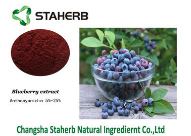 Organic Bilberry Blueberry Extract Powder Purple Color Anthocyanidin 5%-30% supplier