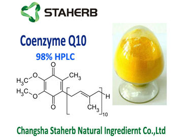 Raw Material Coenzyme Q10 Powder Supplement 99% Purity Anti Aging CAS 303 98 0 supplier