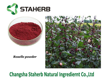 Roselle Powder Pure Natural Plant Extracts , Hibiscus Sabdariffa Extract Contain Anthocyanidins Schisandrins supplier