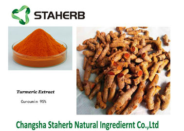 Curcumin Turmeric Root Extract Orange Yellow Crystal Powder Colorant Pigments supplier