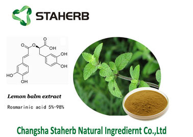 Lemon balm extract Rosmarinic acid herbal extract powder cas 1180-71-8 supplier