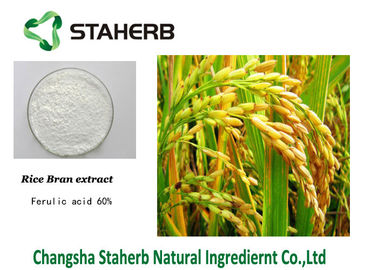 Ferulic Acid Natural Raw Cosmetic Ingredients Rice Bran Extract For Skin Care supplier