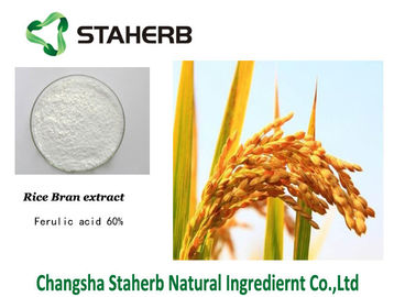 Ferulic Acid Natural Raw Cosmetic Ingredients Rice Bran Extract For Skin Care supplier