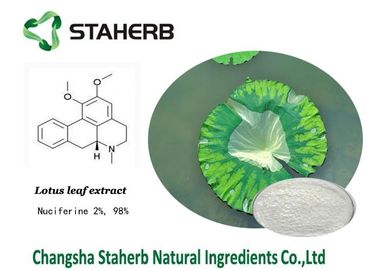 Nuciferine / Weight Losing Raw Materials Lotus Leaf Extract 475-83-2 supplier