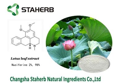 Nuciferine / Weight Losing Raw Materials Lotus Leaf Extract 475-83-2 supplier